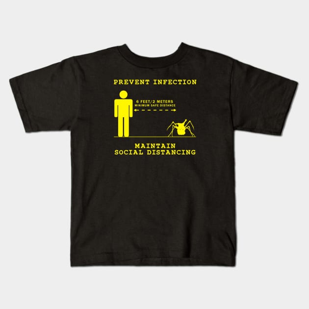 Social Distance Thing Kids T-Shirt by CCDesign